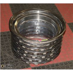 6 QTY 15" GM BEAUTY RINGS PLUS:  1 - 14" RING; 1 -