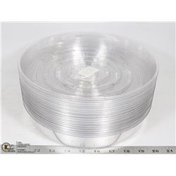 PLANT SAUCERS -10" CLEAR PLASTIC