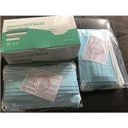 BOX OF 50 MULTIPLE FILTRATION PROTECTIVE MASKS