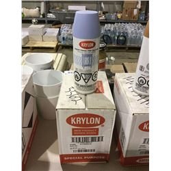 Case of Krylon Chalky Finish Morning Sky Aerosol Spray (6 x 340g)