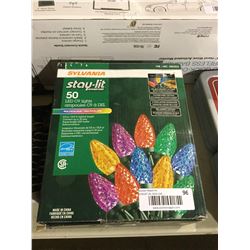Sylvania Stay-Lit 50 LED C9 Lights