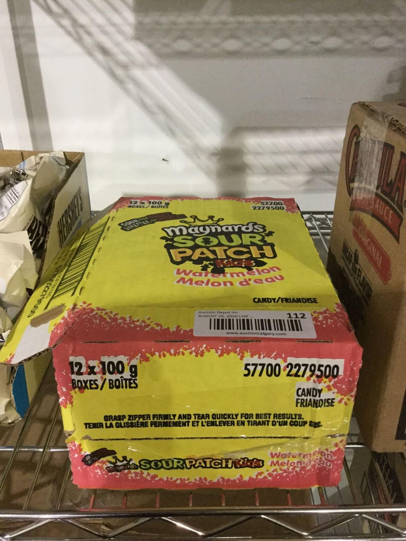 Case of Maynards Sour Patch Kids Watermelon (12 x 100g) - A D Auction ...