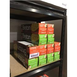 Breton Original and Garden Vegetable Crackers (225g) Lot of 12