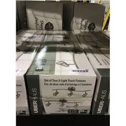 UberHaus Set of Two 3-Light Track Fixtures