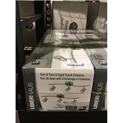 UberHaus Set of Two 3-Light Track Fixtures