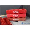 Image 4 : (5) Plastic Coca-Cola Bottle Crates