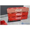 Image 4 : (5) Plastic Coca-Cola Bottle Crates