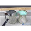 Image 4 : Glass Dispensers, Wooden Cloths Pins & Bottle Caps w/Box