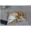 Image 6 : Glass Dispensers, Wooden Cloths Pins & Bottle Caps w/Box