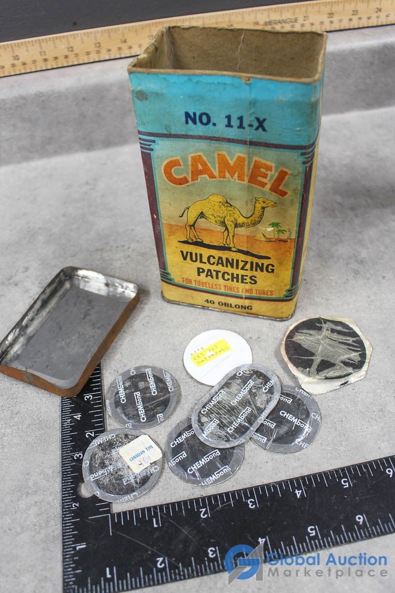 Vintage Camel Patches, Goodrich Rubber Kit & Firestone Kit