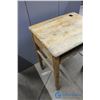 Image 2 : **Vintage Wooden School Table