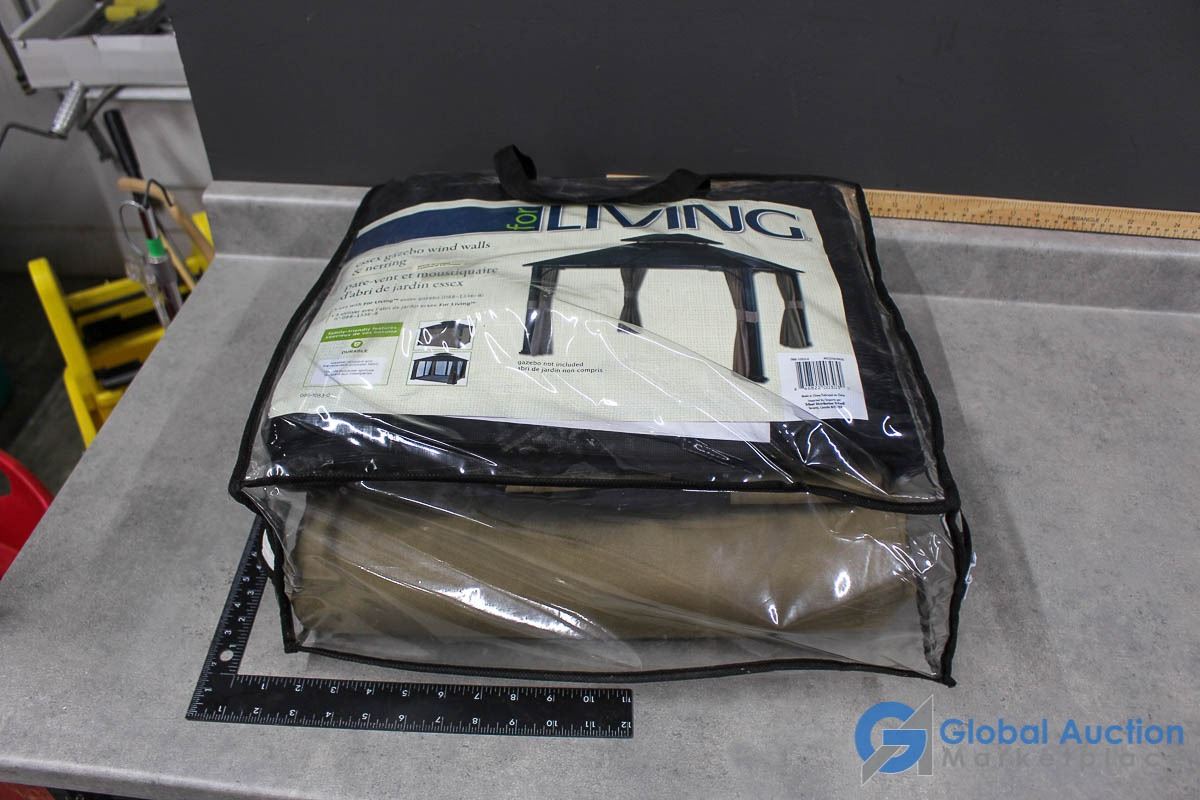 Wind Wall & Netting For Living Essex Gazebo in Bag