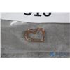 Image 3 : 10K Diamond Rose Gold Heart Pendent