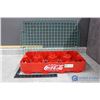 Image 1 : Metal Green Rack & Plastic Coca-Cola Crate