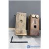 Image 1 : (2) Vintage Wooden Wall Phones