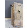 Image 2 : (2) Vintage Wooden Wall Phones