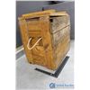 Image 2 : Wooden Crate w/Lid & Rope Handles