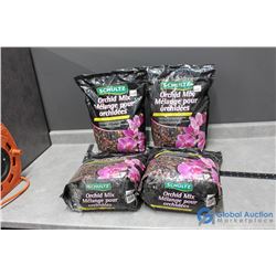 (4) Bags of Orchid Mix Potting Soil