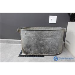 Vintage Galvanized Tub