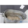 Image 2 : Vintage Galvanized Tub