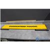 Image 1 : Guaranteed Tough Metal Sign
