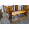 Image 2 : **Wooden Collapsible Homemade Benches