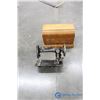 Image 1 : **New Williams Sewing Machine w/Wooden Top