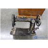Image 2 : **New Williams Sewing Machine w/Wooden Top