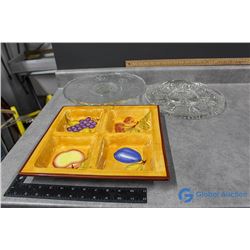 (3) Serving Platters