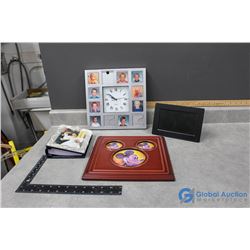 Picture Clock, Electronic Picture Frame & Photo Album