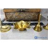 Image 3 : Box & Brass Items