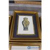 Image 3 : (5) Gold Coloured Framed Pictures