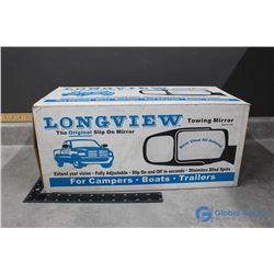 Long View Slip on Mirror for Towing in Box