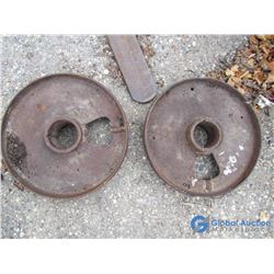 (2) 16" Metal Wheels