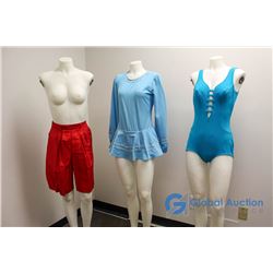 Vintage Jumpsuit, Figure Skating Outfit & Shorts