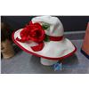 Image 14 : (4) Vintage Hats & (2) Hat Boxes