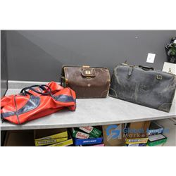 **(3) Vintage Suitcases