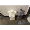 Image 1 : **(2) Female Top Half Mannequin