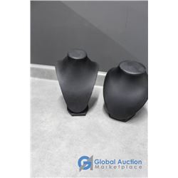 (2) Necklace Stands