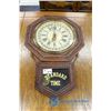 Image 1 : Vintage WML Gilbert 3027 Wooden Wall Clock