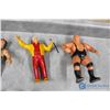 Image 4 : (6) Vintage WWF Rubber Wrestlers