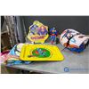Image 1 : Superman Tray, Cake Pan, Blanket, Sleeping Bag, etc