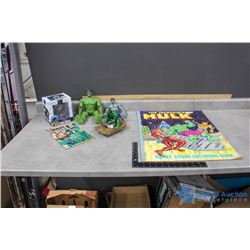 The Incredible Hulk Collector Toys, Comic and Giant Coloring Book (1977)