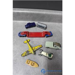 Vintage Metal Toy Cars - Corgi, Lesney, Mecano