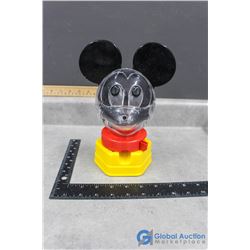 1968 Plastic Disney's Mickey Mouse Gumball Dispenser