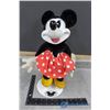Image 1 : Vintage Woodsculp Disney's Mickey Mouse Doll with Stand