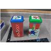 Image 8 : (2) Monopoly Tin Banks and Tin with Puzzle
