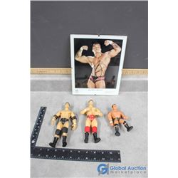 Randy Orton Signed Picture and Toys