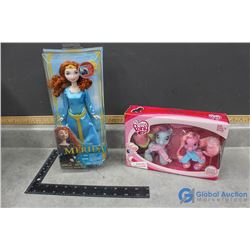 My Little Pony and Disney's Merida Doll In Box