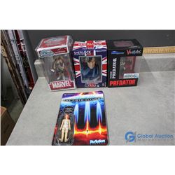 In Box Marvels Thor, Sherlock, Predator and The Fifth Element Vinyl Figures